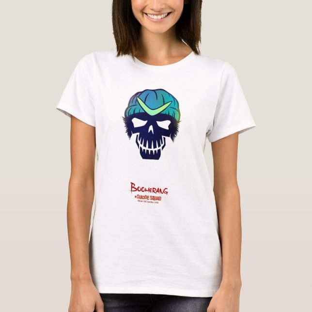 Camiseta Escuadrón suicida | Icono de cabeza de Boomerang (Anverso)