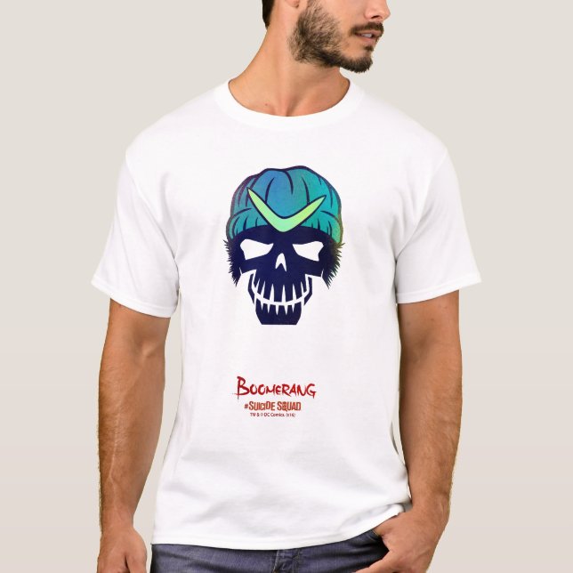 Camiseta Escuadrón suicida | Icono de cabeza de Boomerang (Anverso)