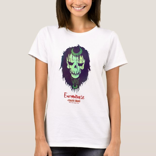 Camiseta Escuadrón suicida | Icono de cabeza de encantamien (Anverso)