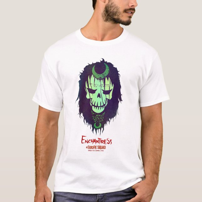 Camiseta Escuadrón suicida | Icono de cabeza de encantamien (Anverso)