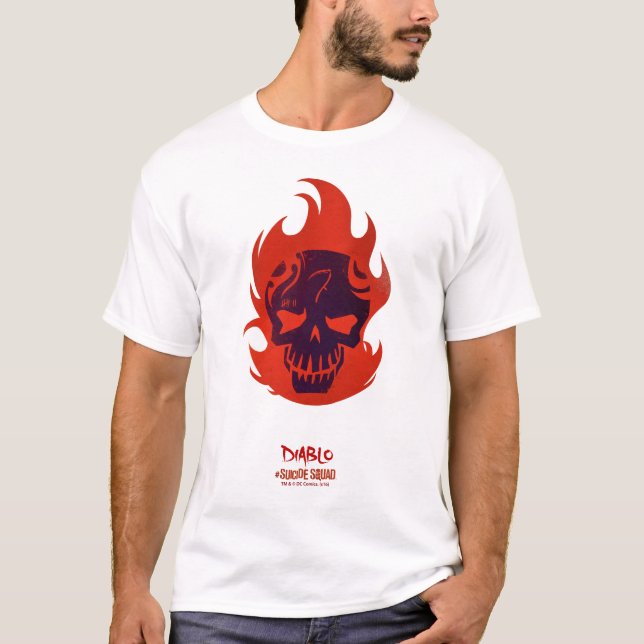 Camiseta Escuadrón suicida | Icono de Diablo (Anverso)