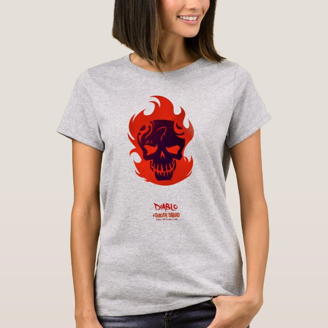 Camiseta Escuadrón suicida | Icono de Diablo (Anverso)