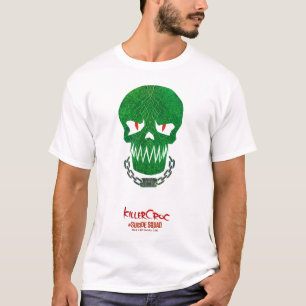 Camiseta Escuadrón suicida   Icono de la cabeza cruzada ase