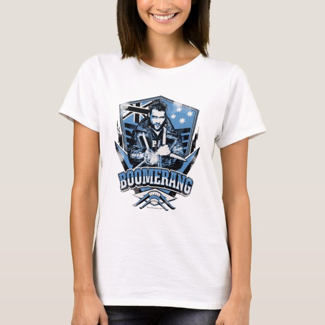 Camiseta Escuadrón suicida | Insignia de Boomerang (Anverso)