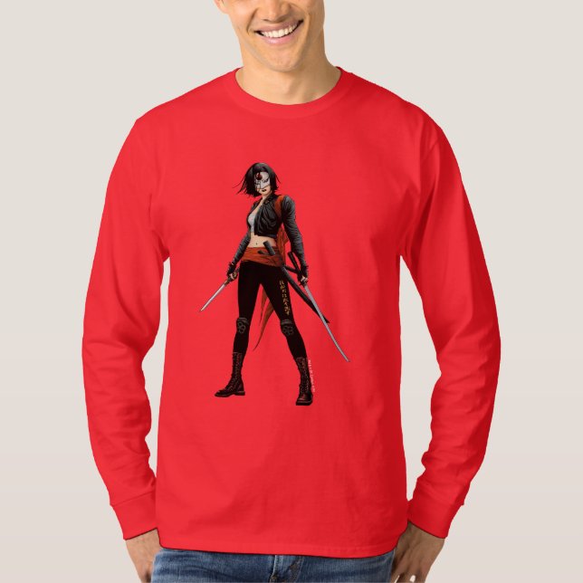 Camiseta Escuadrón suicida | Katana Comic Book Art (Anverso)