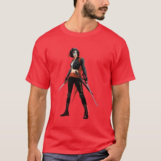 Camiseta Escuadrón suicida | Katana Comic Book Art (Anverso)