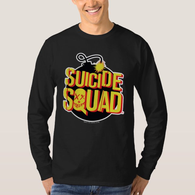 Camiseta Escuadrón suicida | Logotipo de bomba 2 (Anverso)