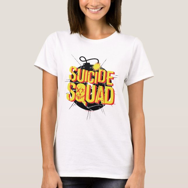 Camiseta Escuadrón suicida | Logotipo de bomba 3 (Anverso)