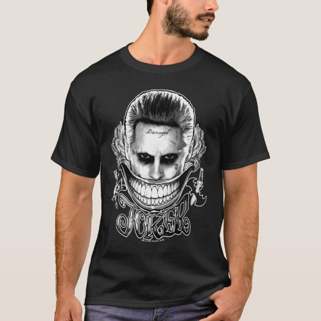 Camiseta Escuadrón suicida | Sonrisa de broma (Anverso)