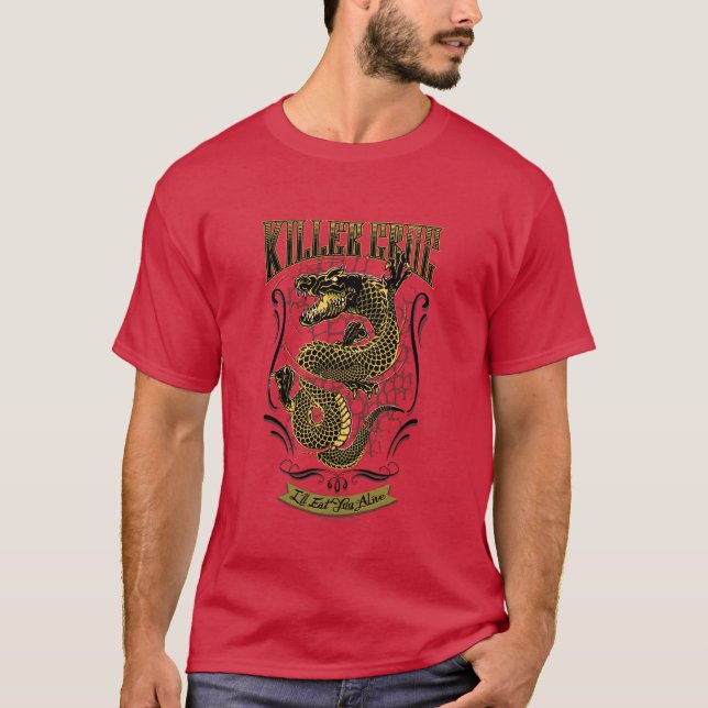 Camiseta Escuadrón suicida | Tatuaje cruzado asesino (Anverso)