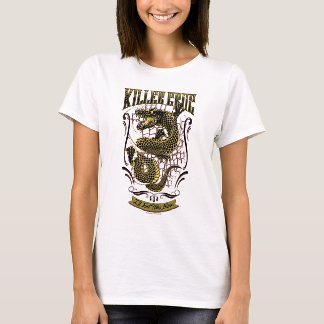 Camiseta Escuadrón suicida | Tatuaje cruzado asesino (Anverso)