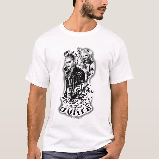 Camiseta Escuadrón suicida | Tatuaje de broquero y aerógraf (Anverso)
