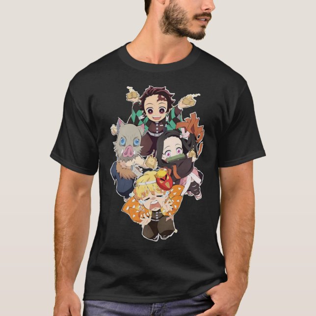 Camiseta Escuadrón Tanjiro - Demon Slayer Kimetsu no Yaiba  (Anverso)