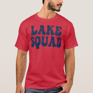 Camiseta Escuadrón Vintage del Lago Camping