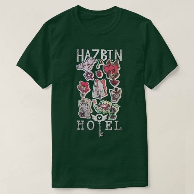Camiseta escuadrones de hoteles hazbin (Diseño del anverso)