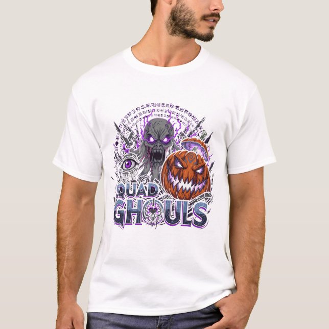 Camiseta Escuadrones - Horror oscuro de Halloween (Anverso)