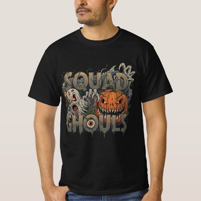 Camiseta Escuadrones - Vicioso horror de Halloween (Anverso)