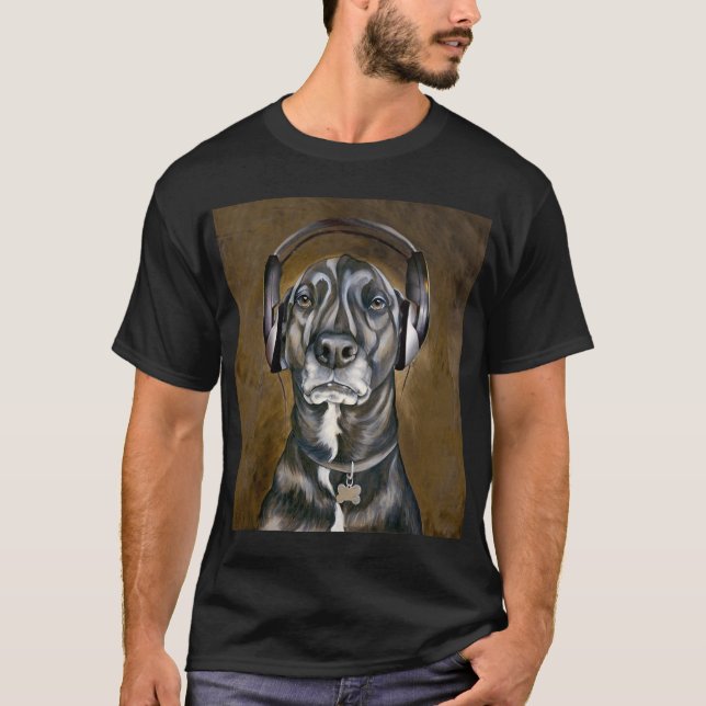 CAMISETA ESCUCHA, AQUÍ - EL PERRO (Anverso)