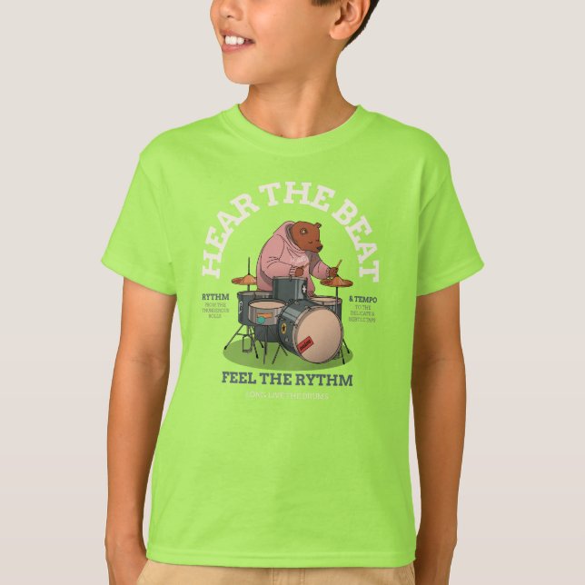 CAMISETA ESCUCHA EL RITMO (Anverso)