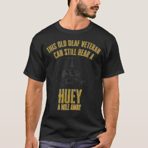 Camiseta Escucha un huey a una milla del gracioso helicópte