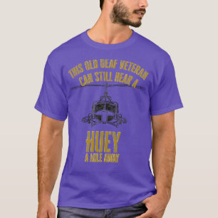 Camiseta Escucha un huey a una milla del gracioso helicópte