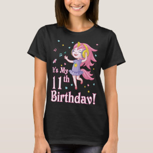 Camiseta Escucha y baila con música es mi cumpleaños número