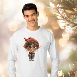 Camiseta Escuchando a los Navidades Chicas Elf Men's Tee