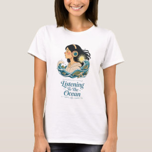 Camiseta Escuchando Al Océano
