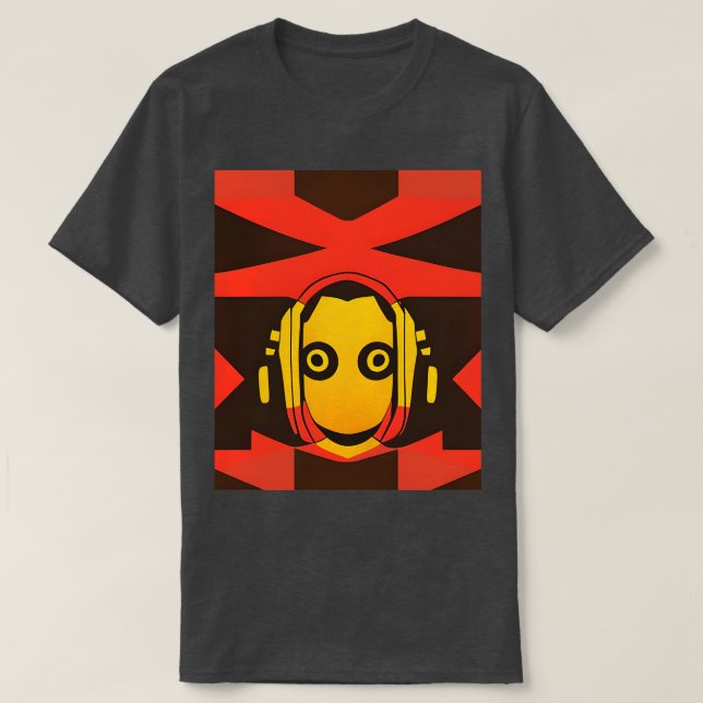 Camiseta escuchar música (Diseño del anverso)