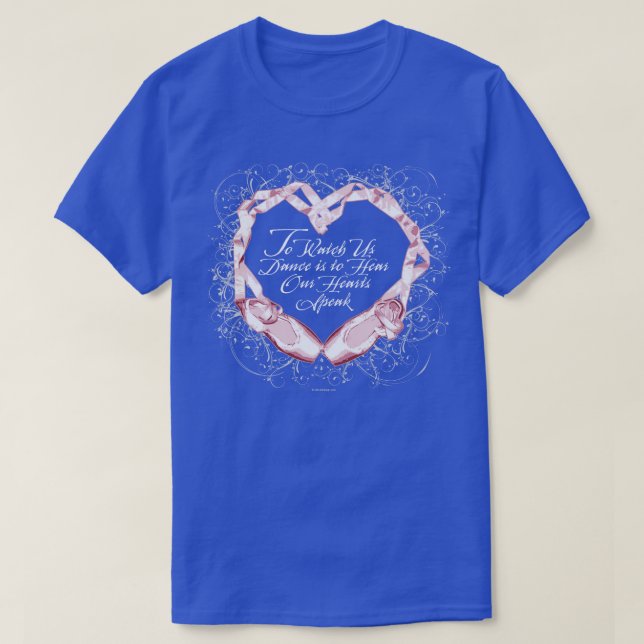 Camiseta Escuchar nuestros corazones de ballet (Diseño del anverso)