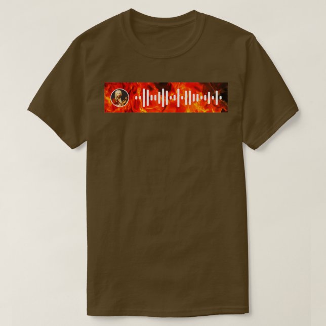 Camiseta Escuche a Vivaldi (Diseño del anverso)