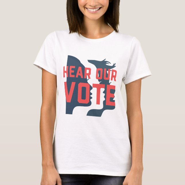 Camiseta Escuche nuestro voto (Anverso)