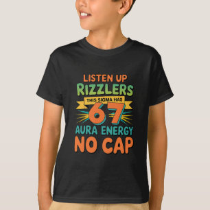 Camiseta Escuchen Rizzlers Este Sigma Tiene 67 Energía de A