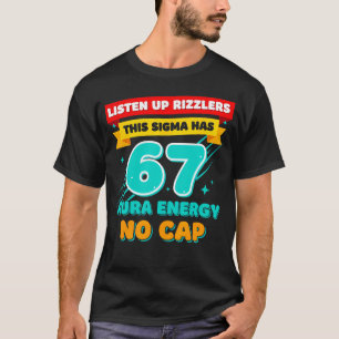 Camiseta Escuchen Rizzlers Este Sigma Tiene 67 Energía de A