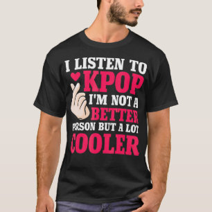 Camiseta Escucho el regalo de mercadería Kpop Merch