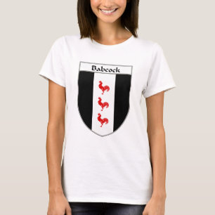 Camiseta Escudo Babcock del escudo de armas/de la familia