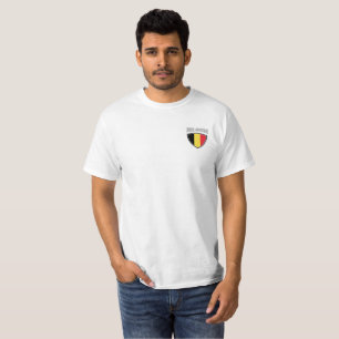 Camiseta Escudo Bandera de Bélgica