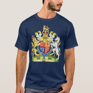 Camiseta Escudo británico de armas Heráldico Royal Souvenir