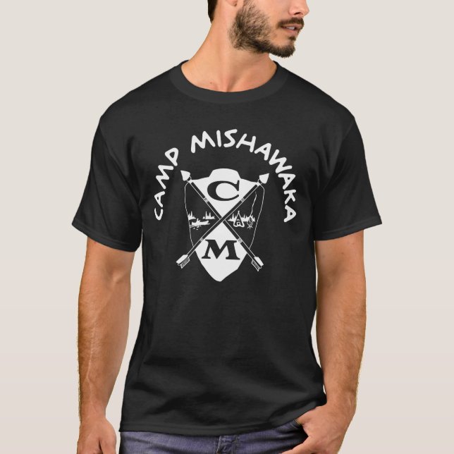 Camiseta Escudo clásico de Mishawaka del campo - blanco (Anverso)