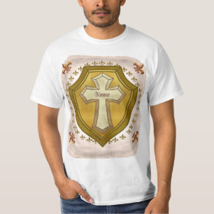 Camiseta Escudo cruzado cristiano