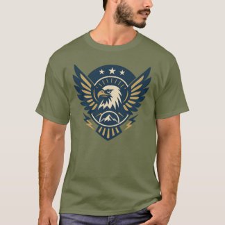 Camiseta Escudo de águila de EE.UU. — Escudo de bandera de