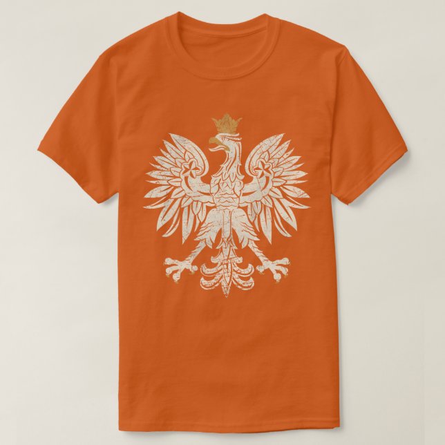 Camiseta Escudo de águila polaca V01 (Diseño del anverso)