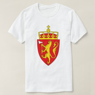 Camiseta Escudo De Armamento De Noruega