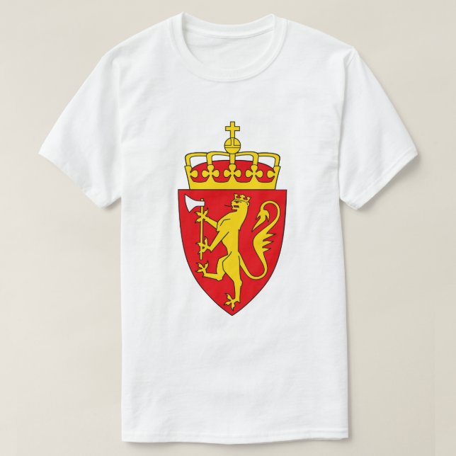 Camiseta Escudo De Armamento De Noruega (Diseño del anverso)
