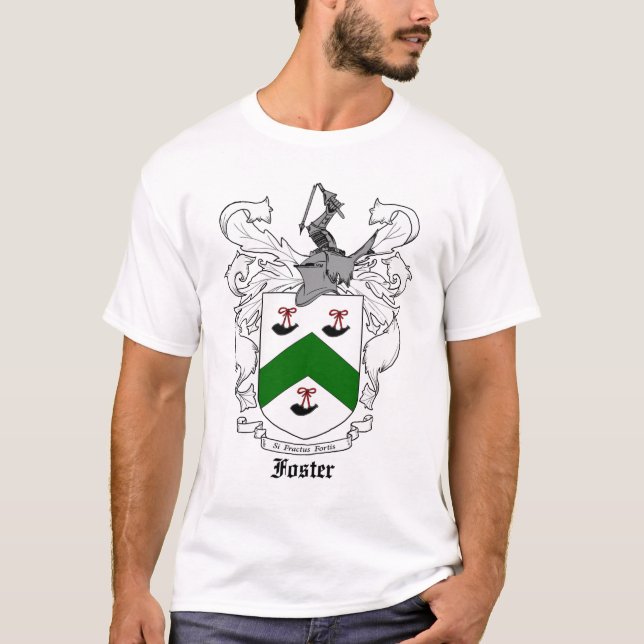 Camiseta Escudo de armas adoptivo de la familia (Anverso)