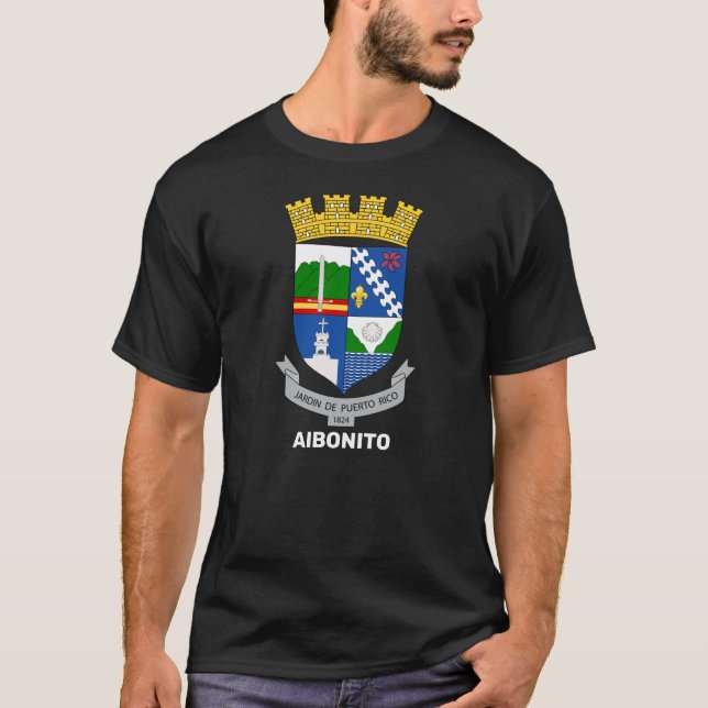 Camiseta Escudo de armas - Aibonito, Puerto Rico (Anverso)