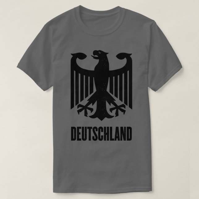 Camiseta Escudo de armas alemán de Deutschland (Diseño del anverso)