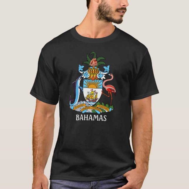 Camiseta Escudo de armas - Bahamas (Anverso)