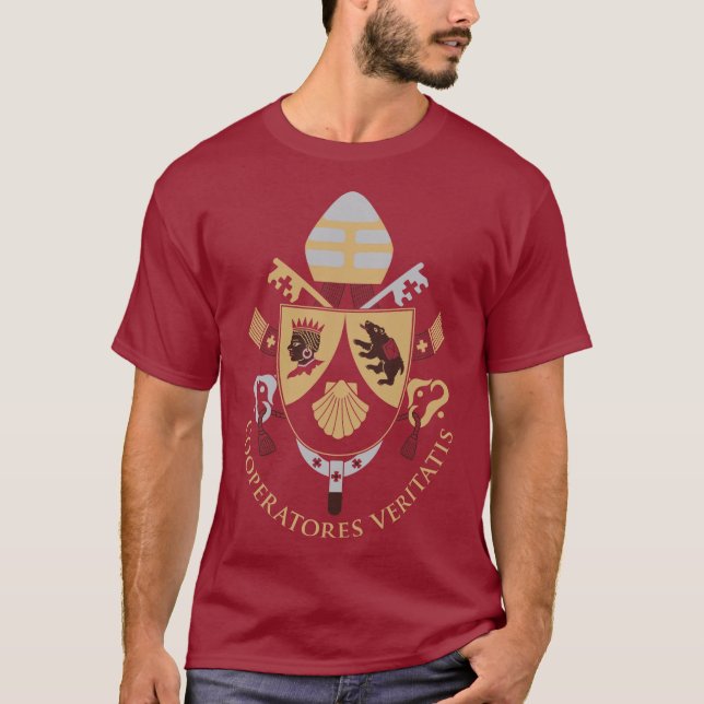 Camiseta Escudo de armas Benedicto XVI (Anverso)