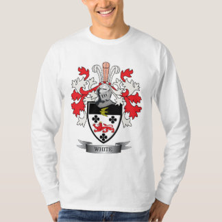 Camiseta Escudo de armas blanco del escudo de la familia